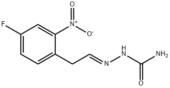 Hydrazinecarboxamide, 2-[2-(4-fluoro-2-nitrophenyl)ethylidene]-, (2E)-