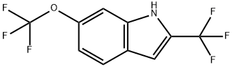 6-(Trifluoromethoxy)-2-(trifluoromethyl)-1H-indole Structure