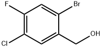 2-Bromo-5-chloro-4-fluorobenzyl alcohol Struktur