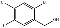 2-Bromo-4-chloro-5-fluorobenzyl alcohol Struktur