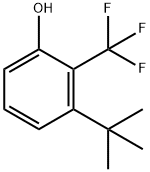 Phenol, 3-(1,1-dimethylethyl)-2-(trifluoromethyl)- Struktur