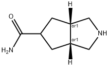 (3aR,6aS)-rel-octahydro-Cyclopenta[c]pyrrole-5-carboxaMide (Relative stereocheMistry) Struktur