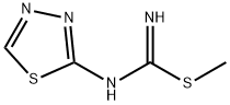 Methyl 1,3,4-thiadiazol-2-ylcarbamimidothioate Struktur