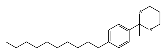 1,3-Dithiane, 2-(4-decylphenyl)-2-methyl-