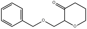 2H-Pyran-3(4H)-one, dihydro-2-[(phenylmethoxy)methyl]- Struktur