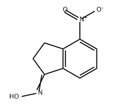 1H-Inden-1-one, 2,3-dihydro-4-nitro-, oxime