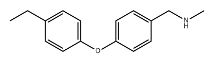 Benzenemethanamine, 4-(4-ethylphenoxy)-N-methyl- Struktur