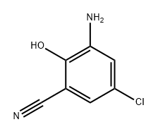 Benzonitrile, 3-amino-5-chloro-2-hydroxy- Struktur