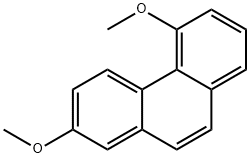 Phenanthrene, 2,5-dimethoxy- Struktur