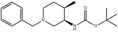 Carbamic acid, N-[(3R,4R)-4-methyl-1-(phenylmethyl)-3-piperidinyl]-, 1,1-dimethylethyl ester