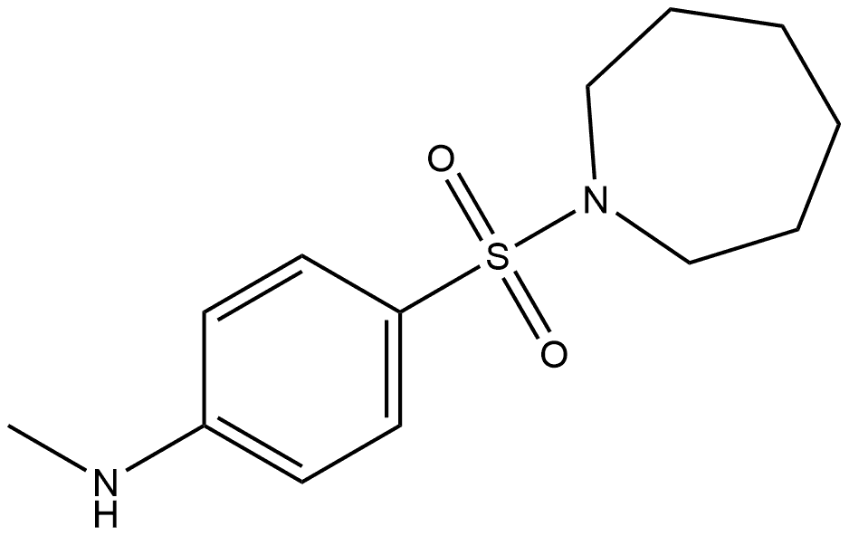 4-(azepan-1-ylsulfonyl)-N-methylaniline Struktur