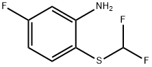 2-(difluoromethylthio)-5-fluoroaniline Structure