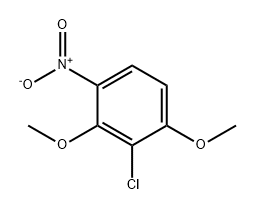 Benzene, 2-chloro-1,3-dimethoxy-4-nitro- Struktur