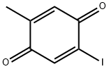 2,5-Cyclohexadiene-1,4-dione, 2-iodo-5-methyl- Struktur