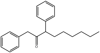 1,3-Diphenyl-2-nonanone Struktur