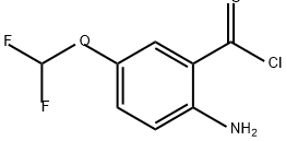 Benzoyl chloride, 2-amino-5-(difluoromethoxy)- Struktur