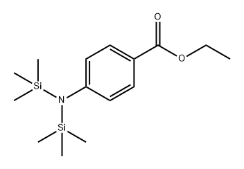 Benzoic acid, 4-[bis(trimethylsilyl)amino]-, ethyl ester