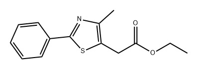 5-Thiazoleacetic acid, 4-methyl-2-phenyl-, ethyl ester