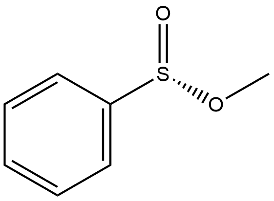 Benzenesulfinic acid, methyl ester, [S(R)]- Struktur