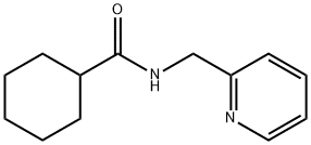 Cyclohexanecarboxamide, N-(2-pyridinylmethyl)- Struktur