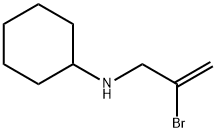 Cyclohexanamine, N-(2-bromo-2-propen-1-yl)- Struktur