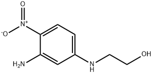 Ethanol, 2-[(3-amino-4-nitrophenyl)amino]- Struktur