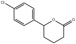 2H-Pyran-2-one, 6-(4-chlorophenyl)tetrahydro- Struktur