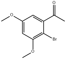 Ethanone, 1-(2-bromo-3,5-dimethoxyphenyl)- Struktur