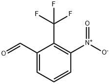 Benzaldehyde, 3-nitro-2-(trifluoromethyl)- Struktur