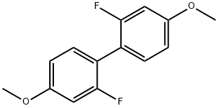 1,1'-Biphenyl, 2,2'-difluoro-4,4'-dimethoxy- Struktur