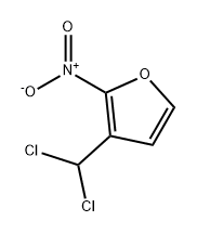 Furan, 3-(dichloromethyl)-2-nitro- Struktur