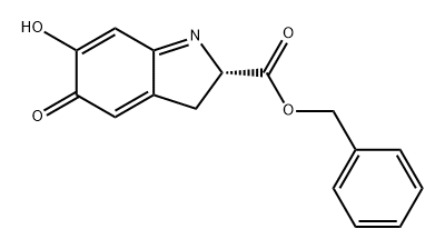 2H-Indole-2-carboxylic acid, 3,5-dihydro-6-hydroxy-5-oxo-, phenylmethyl ester, (S)- (9CI)