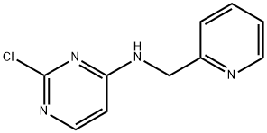 4-Pyrimidinamine, 2-chloro-N-(2-pyridinylmethyl)- Struktur