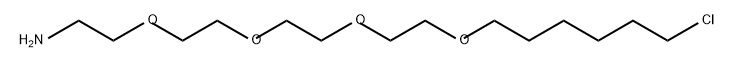 3,6,9,12-Tetraoxaoctadecan-1-amine, 18-chloro- Struktur