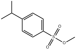 Benzenesulfonic acid, 4-(1-methylethyl)-, methyl ester Struktur