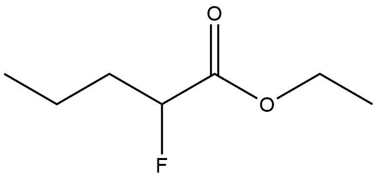 Pentanoic acid, 2-fluoro-, ethyl ester, (-)- Struktur