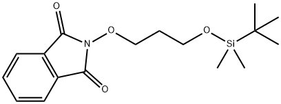 1H-Isoindole-1,3(2H)-dione, 2-[3-[[(1,1-dimethylethyl)dimethylsilyl]oxy]propoxy]- Struktur