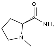 2-Pyrrolidinecarboxamide, 1-methyl-, (R)- (9CI) Struktur