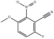 Benzonitrile, 6-fluoro-3-methoxy-2-nitro- Struktur