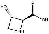 2-Azetidinecarboxylic acid, 3-hydroxy-, (2S,3S)- Struktur