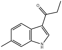 1-(6-methyl-1H-indol-3-yl)propan-1-one Struktur