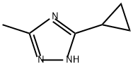 3-Cyclopropyl-5-methyl-4H-[1,2,4]triazole Struktur