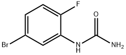 5-Bromo-2-fluorophenylurea Struktur