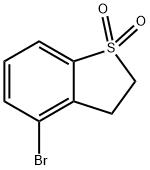 Benzo[b]thiophene, 4-bromo-2,3-dihydro-, 1,1-dioxide Struktur