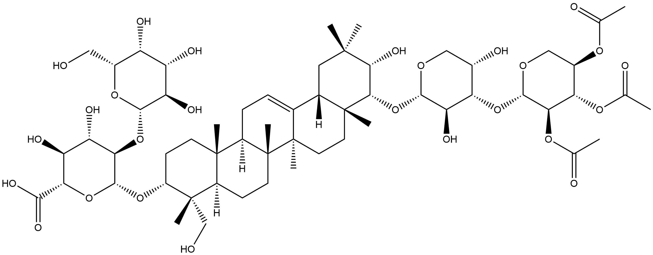 Soyasaponin Ae Struktur