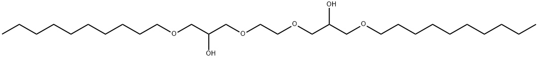 1,1'-(Ethylenebisoxy)bis[3-(decyloxy)propane-2-ol] Struktur