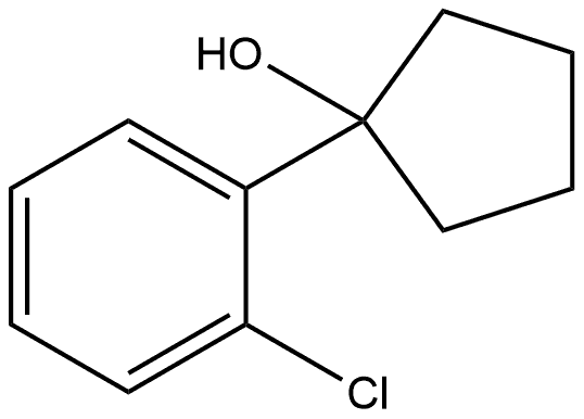 1-(2-chlorophenyl)cyclopentanol Struktur