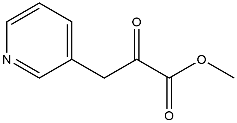 3-Pyridinepropanoic acid, α-oxo-, methyl ester Struktur