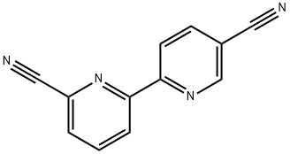 [2,2'-Bipyridine]-5,6'-dicarbonitrile Struktur