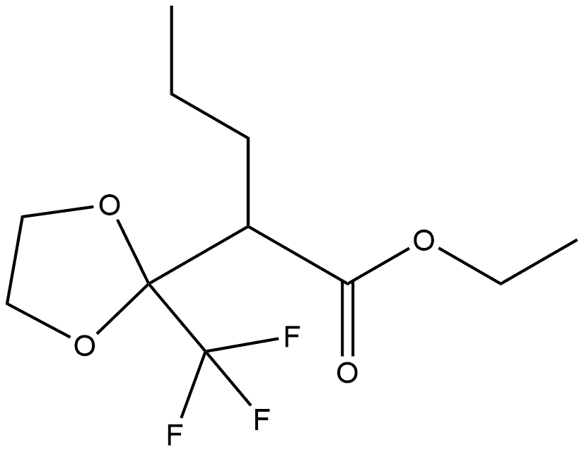 1,3-Dioxolane-2-acetic acid, α-propyl-2-(trifluoromethyl)-, ethyl ester